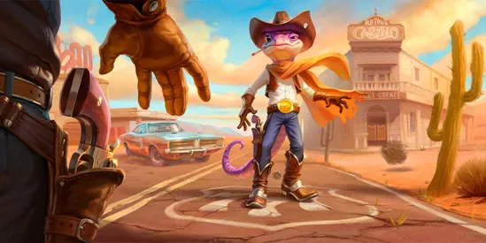 Lizaro Live Casino - Wild West saloon casino